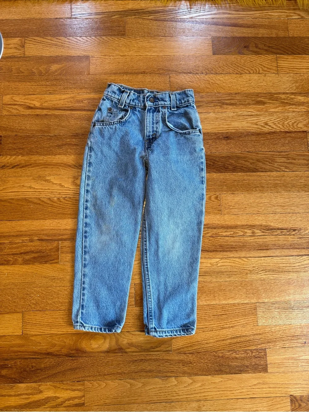 Vintage 80s 90s Levi’s Jeans, Orange Tab Pants (Kids Youth Size 5) 31150-0214
